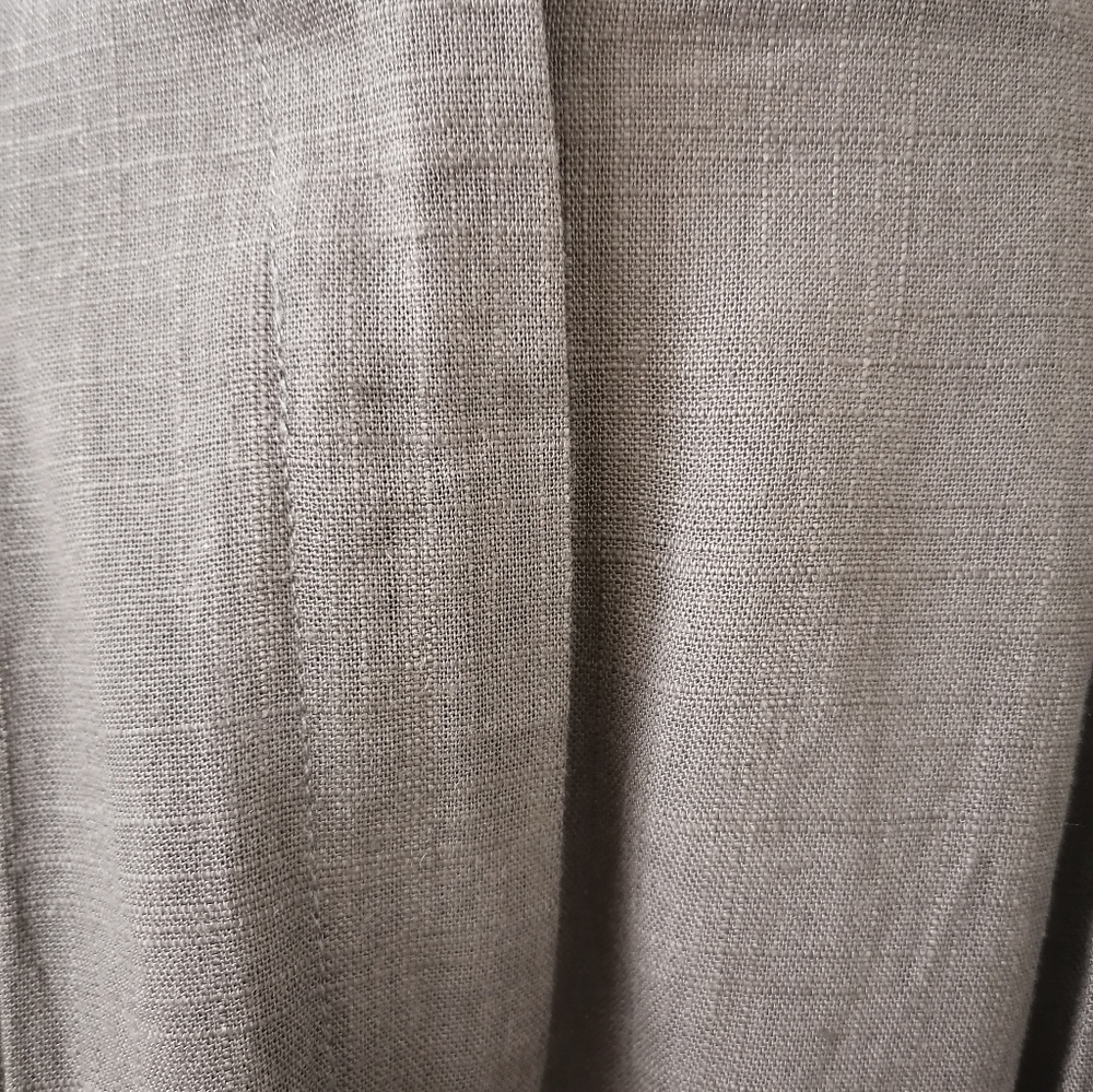 sz: S, dark gray linen/cotton blend loose fit pants by BLUSH MARK - Picture 4 of 5